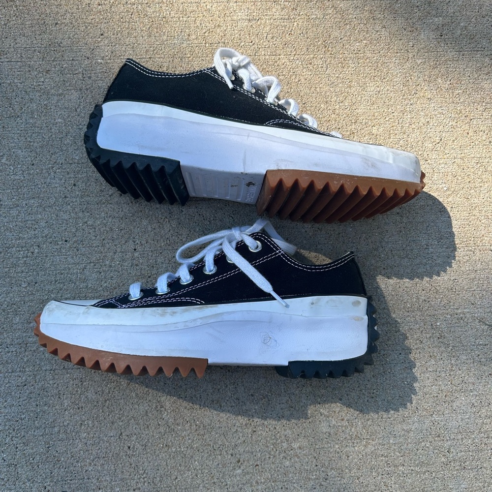 Converse Run Star Hike Platform Sneakers – Black (Women’s 7) - Picture 8 of 8